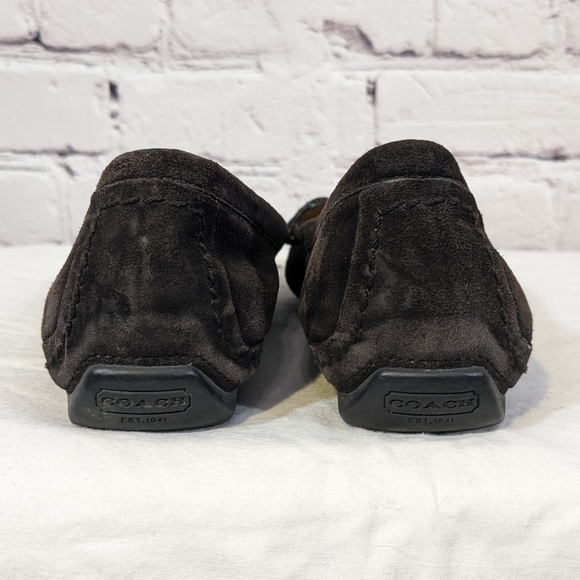 Coach brown loafers
